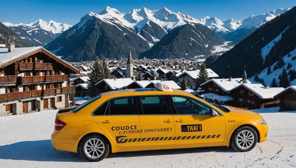 Transfert pratique en taxi de genève aéroport à courchevel